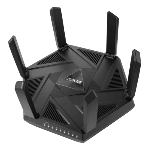 Рутер, Asus Gaming Wireless Router, RT-AXE7800, AXE7800, Tri-Band, Quad-Core 1.7GHz CPU, 256MB/512MB Flash/RAM, 2.5G port, 90IG07B0-MU9B00