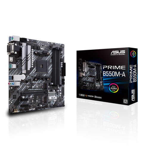 Дънна платка ASUS PRIME B550M-A, 90MB14I0-M0EAY0