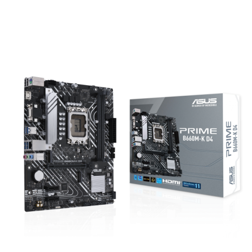 Дънна платка ASUS PRIME B660M-K D4, 90MB1950-M1EAY0