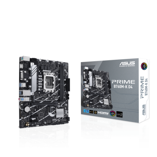 Дънна платка ASUS PRIME B760M-K D4, 90MB1DS0-M1EAY0