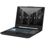Гейминг Лаптоп, Asus TUF A15 FA506NC-HN039,AMD Ryzen5 7535HS/H up to 4.5 GHz,15.6" FHD (1920x1080)144 Hz,16GB DDR5 5600,1TB M.2 SSD,RTX 3050 4GB ,Wi-Fi 6(802.11ax),Backlit Chiclet Keyboard 1-Zone RGB, no OS, 90NR0JF7-M00790, Черен