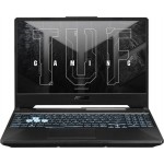 Гейминг Лаптоп, Asus TUF A15 FA506NC-HN039,AMD Ryzen5 7535HS/H up to 4.5 GHz,15.6" FHD (1920x1080)144 Hz,16GB DDR5 5600,1TB M.2 SSD,RTX 3050 4GB ,Wi-Fi 6(802.11ax),Backlit Chiclet Keyboard 1-Zone RGB, no OS, 90NR0JF7-M00790, Черен