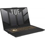 Лаптоп ASUS TUF Gaming F17 2022 FX707ZC4-HX014, 17.3", Full HD, Intel Core i5-12500H (1.8/4.5GHz, 18M), NVIDIA RTX 3050 4GB GDDR6, 16 GB, 512 GB SSD - 90NR0GX1-M000N0