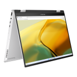 Лаптоп ASUS Zenbook 14 Flip UP3404VA-OLED-KN731X, 14.0", 2.8K, тъчскрийн, Intel Core i7-1360P (1.6/5.0GHz, 18M), Intel Iris Xe Graphics, 16 GB, 1 TB SSD - 90NB10E3-M00510
