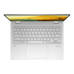 Лаптоп ASUS Zenbook 14 Flip UP3404VA-OLED-KN731X, 14.0", 2.8K, тъчскрийн, Intel Core i7-1360P (1.6/5.0GHz, 18M), Intel Iris Xe Graphics, 16 GB, 1 TB SSD - 90NB10E3-M00510
