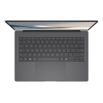 Лаптоп ASUS Zenbook A14, UX3407QA-QD306W, Snapdragon X X1 26 100 32GB 1TB 14'' WUXGA OLED Gray Win 11 Home, 90NB1502-M00UZ0