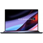 Лаптоп, Asus Zenbook Pro X OLED UX7602VI-OLED-ME951X, INTEL I9-13900H, 16" 4K (3840 x 2400) OLED 16:10 , LPDDR5 32GB (ON BD), 2TB PCIEG4 SSD, NVIDIA  RTX 4070 8GB,Num Pad, Win 11 Pro, Tech Black, 90NB10K1-M002W0