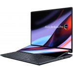 Лаптоп, Asus Zenbook Pro X OLED UX7602VI-OLED-ME951X, INTEL I9-13900H, 16" 4K (3840 x 2400) OLED 16:10 , LPDDR5 32GB (ON BD), 2TB PCIEG4 SSD, NVIDIA  RTX 4070 8GB,Num Pad, Win 11 Pro, Tech Black, 90NB10K1-M002W0