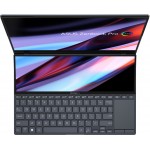 Лаптоп, Asus Zenbook Pro X OLED UX7602VI-OLED-ME951X, INTEL I9-13900H, 16" 4K (3840 x 2400) OLED 16:10 , LPDDR5 32GB (ON BD), 2TB PCIEG4 SSD, NVIDIA  RTX 4070 8GB,Num Pad, Win 11 Pro, Tech Black, 90NB10K1-M002W0