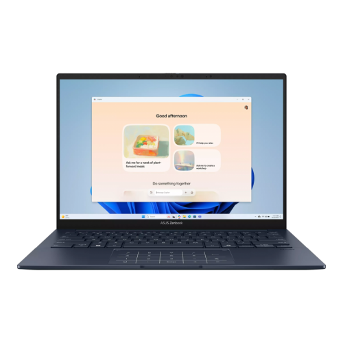 Лаптоп ASUS Zenbook 14, UX3405CA-ST786X, Intel Core Ultra 9 32GB 1TB 14'' 3K OLED 120Hz Blue Windows 11 PRO, 90NB14W1-M01M10