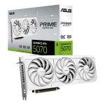 Видео карта ASUS PRIME RTX 5070 White OC 12GB GDDR7, 90YV0M19-M0NA00 Видео карта ASUS PRIME RTX 5070 White OC 12GB GDDR7, 90YV0M19-M0NA00