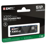Твърд диск SSD EMTEC X300 512GB M2 PCIE3, ECSSD512GX300