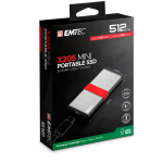 Външен SSD диск EMTEC EXT SSD X205 512G /USB-C