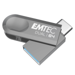 Флашка 64GB EMTEC D280 TYPE-C + TYPE-A Флашка 64GB EMTEC D280 TYPE-C + TYPE-A