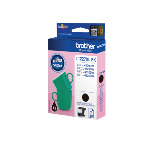 Ink Cartridge BROTHER Black for MFCJ4420DW, MFCJ4620DW, MFCJ4625DW, DCPJ4120DW, 1,200 pages