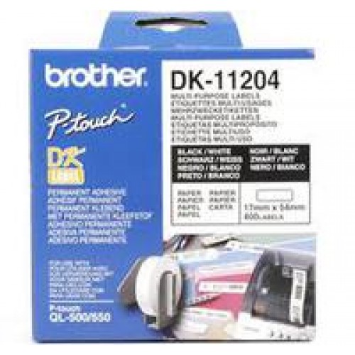 Multi Purpose Label BROTHER 17mm x 54mm x 400 for P-Touch