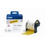 Paper Tape BROTHER Film Yellow 62mm X 15.24m for QL-5xx