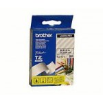 TZ Tape BROTHER 9mm Black on Clear, Laminated, 8m lenght, for P-Touch