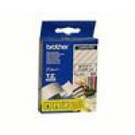 TZ Tape BROTHER 9mm Black on Clear, Laminated, 8m lenght, for P-Touch