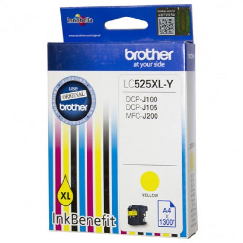 Yellow Ink Cartridge BROTHER for DCPJ100 / DCPJ105 (1300 pages)