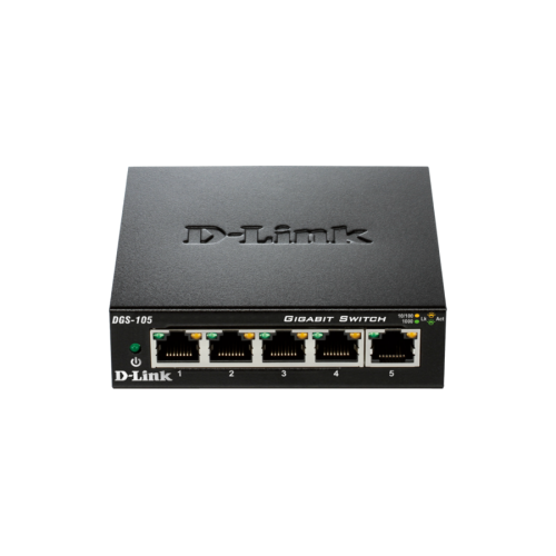 5-Port Gigabit Ethernet Metal Housing Unmanaged Switch