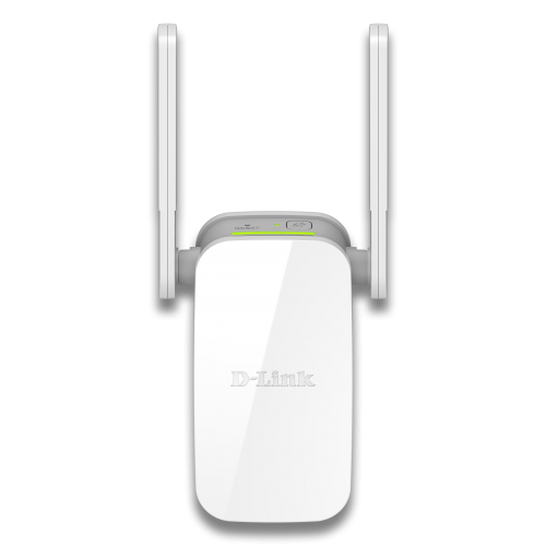 Безжичен усилвател, D-Link Wireless AC1200 Dual Band Range Extender with FE port, DAP-1610