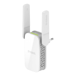 Безжичен усилвател, D-Link Wireless AC1200 Dual Band Range Extender with FE port, DAP-1610