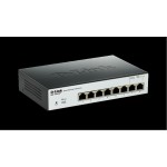 Комутатор D-Link DGS-1100-08P 8-Port Gigabit EasySmart Switch with PoE