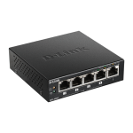 Комутатор DGS-1005P/E 5-Port Desktop Gigabit PoE+ Switch With 4 PoE Ports - 60w power budget