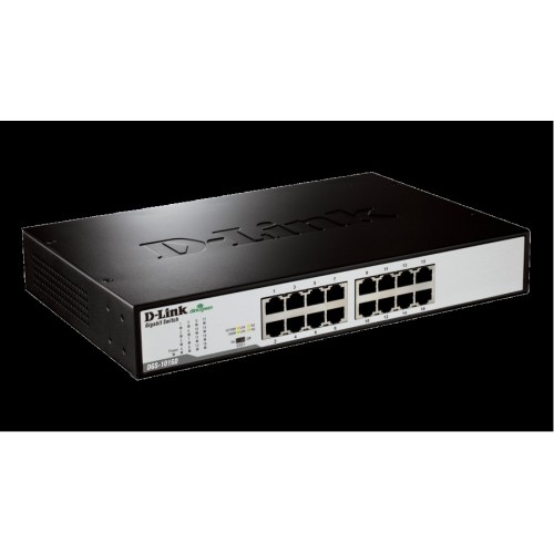 Суич D-Link DGS-1016D/E неуправляем 16-port 10/100/1000 Gigabit Desktop Switch Суич D-Link DGS-1016D/E неуправляем 16-port 10/100/1000 Gigabit Desktop Switch