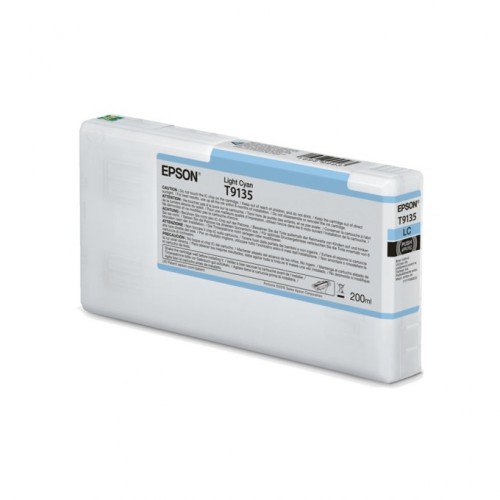 Ink Cartridge EPSON, Ultrachrome® HDR, T9135, Singlepack, 1 x 200.0 ml Light Cyan, Standard