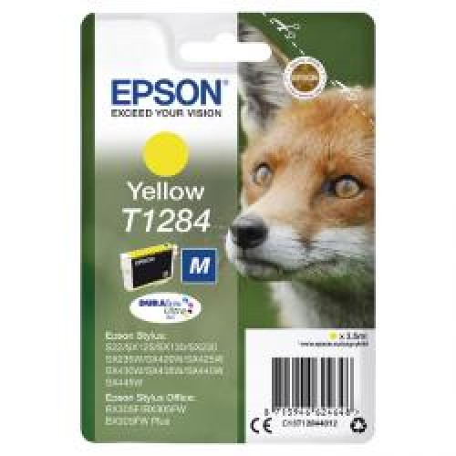 Ink Cartridge EPSON Yellow for Stylus S22/SX125/SX420W/SX425W/SX525WD/BX305F/BX320FW/BX625FWD Ink Cartridge EPSON Yellow for Stylus S22/SX125/SX420W/SX425W/SX525WD/BX305F/BX320FW/BX625FWD