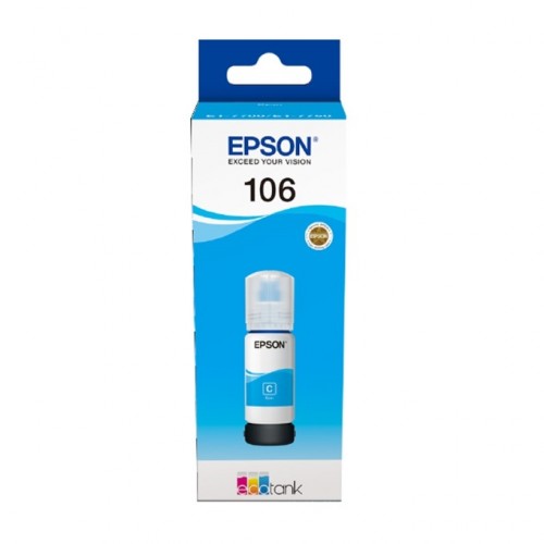 Ink cartridge EPSON 106 EcoTank Cyan ink bottle for L7160 L7180