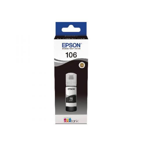 Ink cartridge EPSON 106 EcoTank Photo Black ink bottle for L7160 L7180