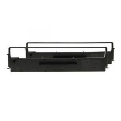 Ribbon Black EPSON doublepack for LX-350/LX-300/+/+II, (S015637 x 2), 4 million characters
