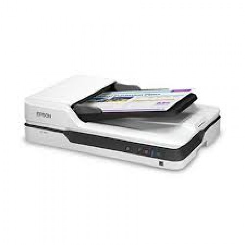 Scanner EPSON WorkForce DS-1630, Letter, 1,200 dpi x 1,200 dpi (Horizontal x Vertical), Yes, Skip blank page, A3 stitching, Advanced editing, Automatic de-skew, Auto-rotation, Text enhancement, Descreening, Full Zonal OCR, USB 3.0, Epson Scan, Windows 10,