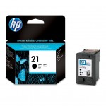Консуматив, HP 21 Black Inkjet Print Cartridge standard capacity 5ml 190 pages 1-pack, C9351AE, 884962780749