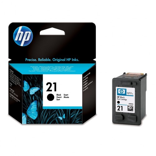 Консуматив, HP 21 Black Inkjet Print Cartridge standard capacity 5ml 190 pages 1-pack, C9351AE, 884962780749 Консуматив, HP 21 Black Inkjet Print Cartridge standard capacity 5ml 190 pages 1-pack, C9351AE, 884962780749