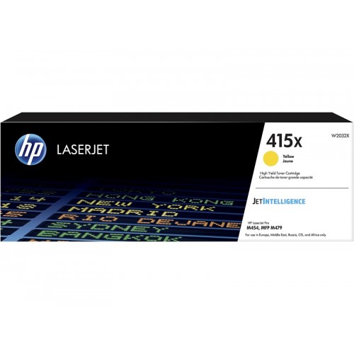 Консуматив HP 415X Yellow LaserJet Toner Cartridge