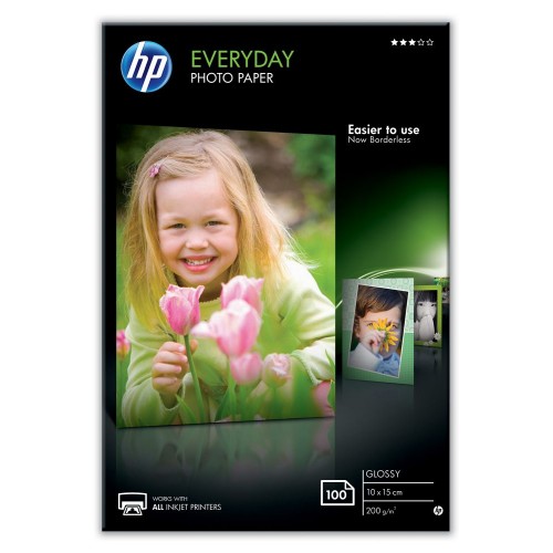 Хартия HP Everyday Glossy Photo Paper-100 sht/10 x 15 cm