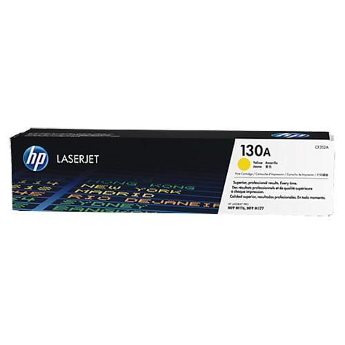Консуматив HP 130A Original LaserJet cartridge; yellow; 1000 Page Yield ; 1 - pack; HP Color LaserJet Pro MFP M176n & 177 fw