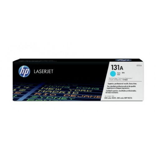 Консуматив HP 131A Original LaserJet cartridge; cyan; 1800 Page Yield ; 1 - pack; HP LaserJet Pro 200 color M251/MFP M276