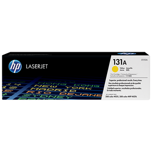 Консуматив HP 131A Original LaserJet cartridge; yellow; 1800 Page Yield ; 1 - pack; HP LaserJet Pro 200 color M251/MFP M276