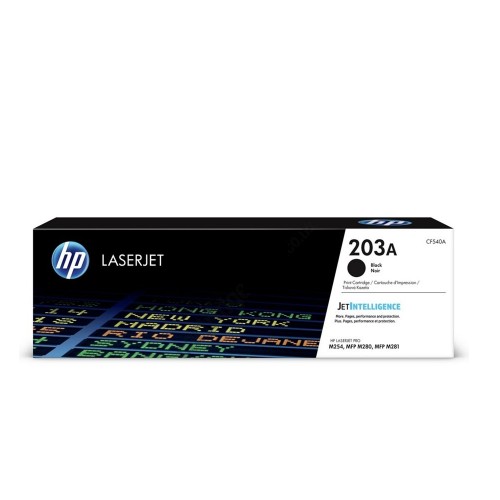 Консуматив HP 203A Original LaserJet Toner Cartridge; Black; Page Yield 1,400 pages; HP Color LaserJet Pro M254dw; M254nw; MFP M280nw; M281fdn; M281fdw Консуматив HP 203A Original LaserJet Toner Cartridge; Black; Page Yield 1,400 pages; HP Color LaserJet Pro M254dw; M254nw; MFP M280nw; M281fdn; M281fdw
