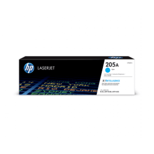 Консуматив HP 205A Original LaserJet Toner Cartridge;  Cyan; Page Yield  900 pages; HP Color LaserJet Pro MFP M180n; MFP M181fw