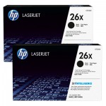 Консуматив HP 26X Original LaserJet cartridge; black; 9000 Page Yield ; 2 - pack; HP LaserJet Pro M402/MFP M426
