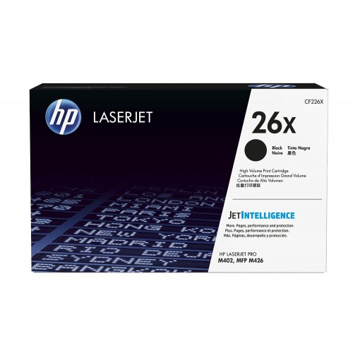 Консуматив HP 26X Original LaserJet cartridge; black; 9000 Page Yield ; ; HP LaserJet Pro M402/MFP M426
