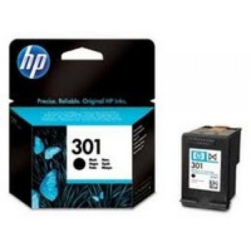 Консуматив HP 301 Standard Original Ink Cartridge; Black;  Page Yield 190; HP DeskJet 1000; 1010; 1050; 2000; 2050; 2540; 3000; 3050; 3054; 2620; 4500
