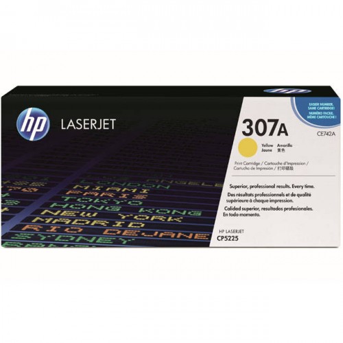 Консуматив HP 307A Original LaserJet cartridge; yellow; 7300 Page Yield ; 1 - pack; CLJ CP5225