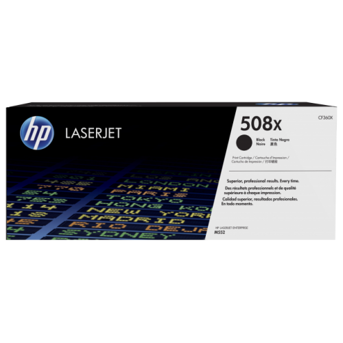 Консуматив HP 508X Original LaserJet cartridge; black; 12500 Page Yield ; ; HP Color LaserJet Enterprise M552/M553/ M577